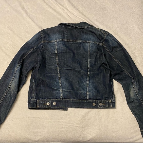 Warehouse One Dark Blue Denim Jacket - Picture 3 of 3